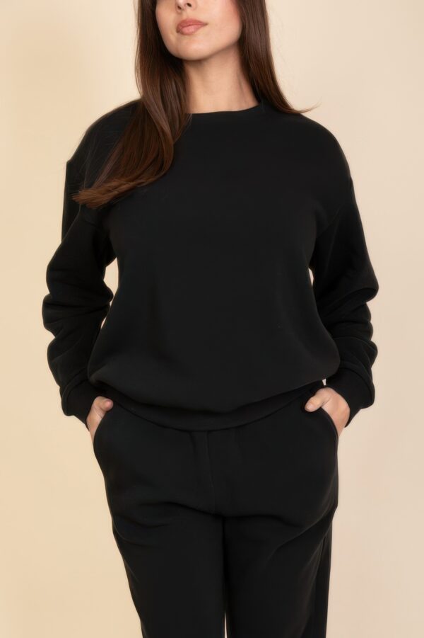 Poly Fleece Crewneck Pullover – Relaxed Fit