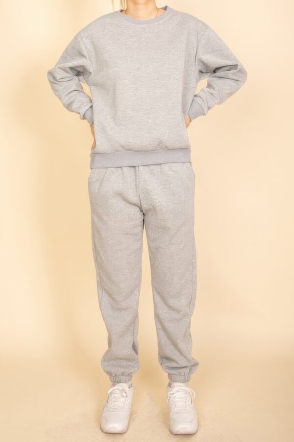 Poly Fleece Crewneck Pullover – Relaxed Fit