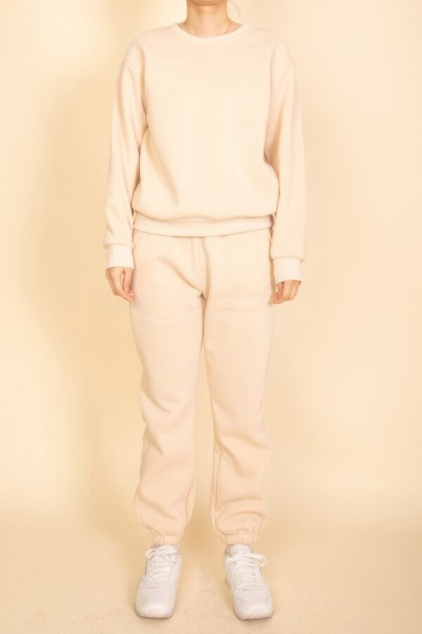 Poly Fleece Crewneck Pullover – Relaxed Fit