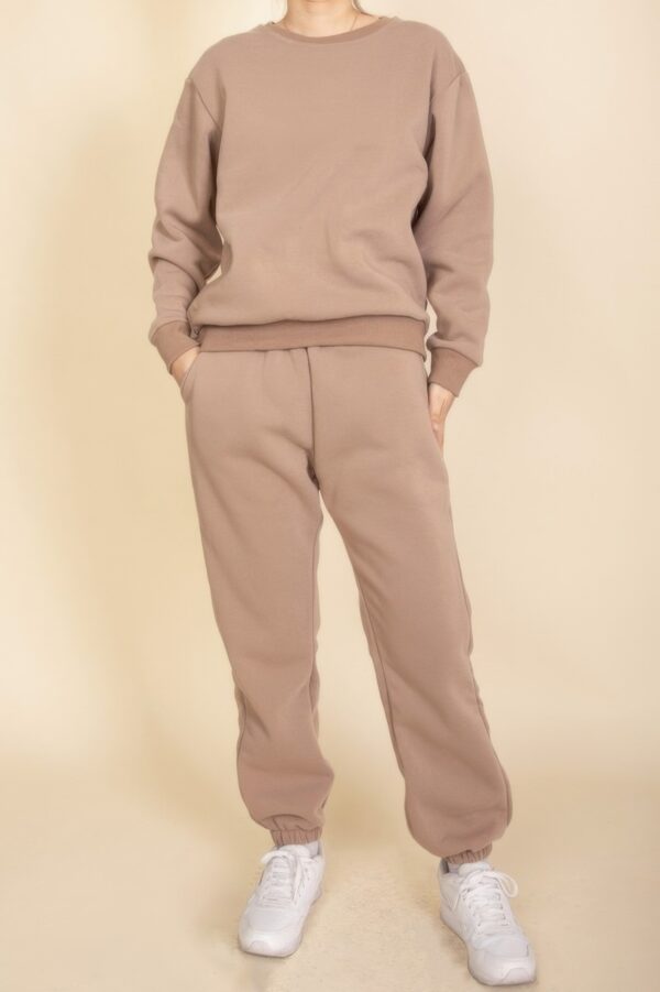 Poly Fleece Crewneck Pullover – Relaxed Fit
