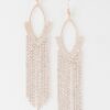 Cascade Chain-Fringe Earrings – Metal Statement
