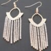 Cascade Chain-Fringe Earrings – Metal Statement