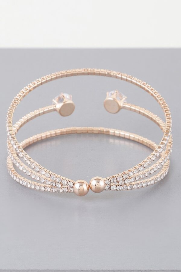 Dazzling Elegance Bracelet – Diamond Accent, Polished Finish