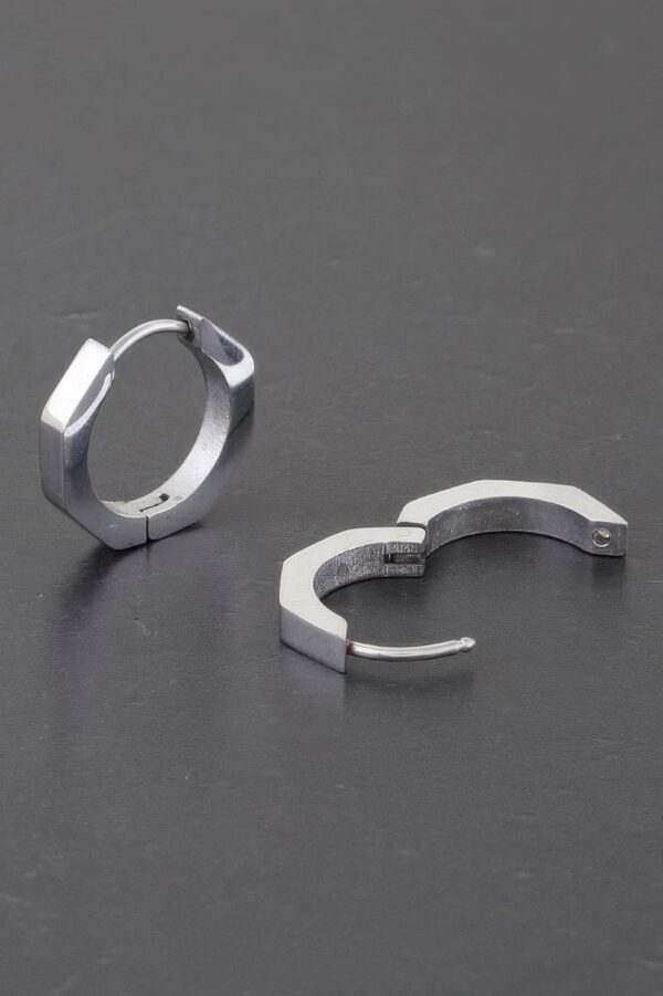Polished Metal Hoop Earrings – 0.8 inch Classic Hoops