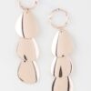 Radiant Circles Drop Earrings – Cascading Hoop Silhouette