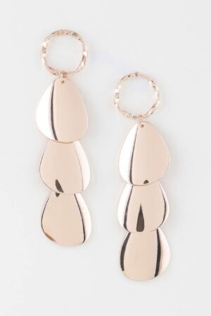 Radiant Circles Drop Earrings – Cascading Hoop Silhouette