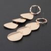 Radiant Circles Drop Earrings – Cascading Hoop Silhouette