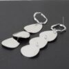 Radiant Circles Drop Earrings – Cascading Hoop Silhouette