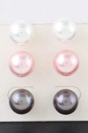 Pearl Stud Earrings – Lustrous 0.4″ Classic Studs