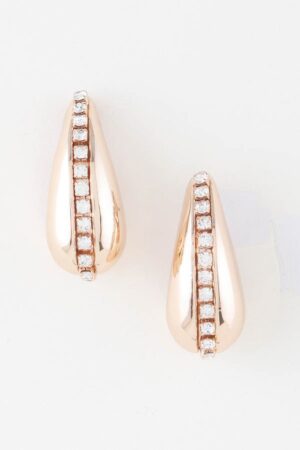 Rhinestone Teardrop Earrings – Sparkling Teardrop