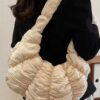 Quilted Nylon Padded Crossbody Bag – Lightweight