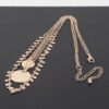 Triple Disc Charm Necklace – Gold-Tone Chain