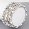 Multi-Stone Beaded Bracelet – Polished Finish