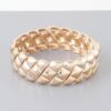 Diamond Scale Cuff Bracelet – Polished Scale Texture