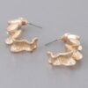 Ripple Down Dangle Earrings – Fluid Ripple Silhouette