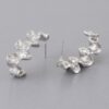 Ripple Down Dangle Earrings – Fluid Ripple Silhouette