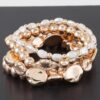Bracelet Set – Minimalist Circular Duo, 2″ Diameter