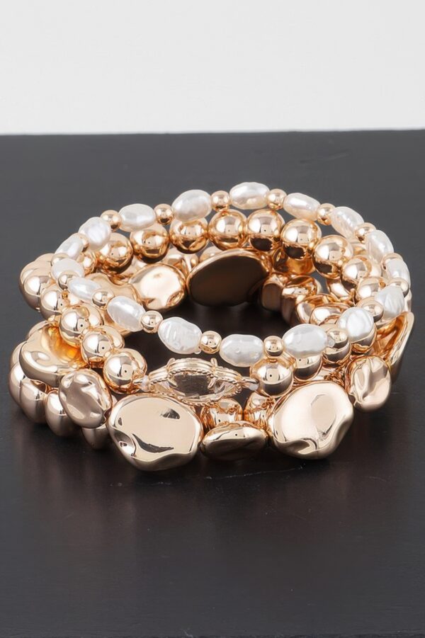 Bracelet Set – Minimalist Circular Duo, 2″ Diameter