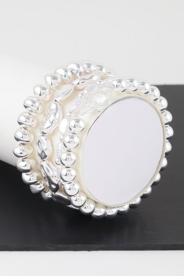 Bracelet Set – Minimalist Circular Duo, 2″ Diameter