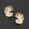 Petal Motif Drop Earrings – Floral Silhouette
