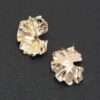 Petal Motif Drop Earrings – Floral Silhouette