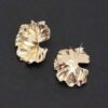 Petal Motif Drop Earrings – Floral Silhouette