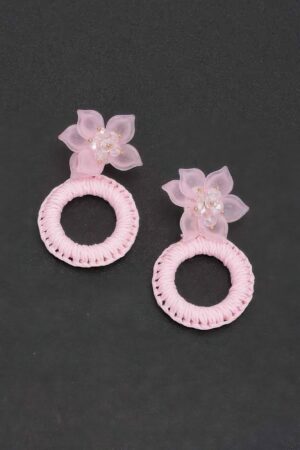 Floral Blossom Longline Drop Earrings