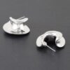 Golden Curve Stud Earrings – Polished Minimalist