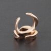 Plated Twist Stud Earrings – Mini Twisted Design