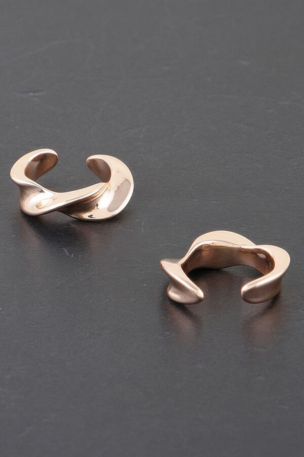 Plated Twist Stud Earrings – Mini Twisted Design
