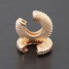 Spiral Earrings – Gold-Tone Sculptural Design