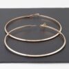 Gilded Loops Oversized Gold Hoop Earrings