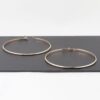 Gilded Loops Oversized Gold Hoop Earrings