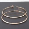 Gilded Loops 3″ Gold Hoop Earrings