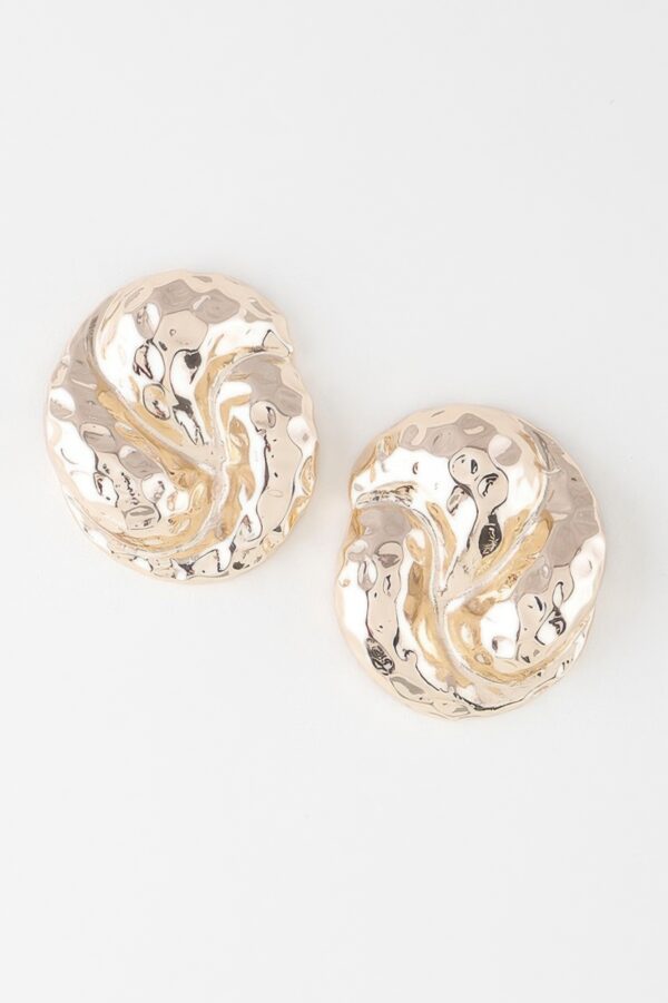 Golden Twist Earrings – Twisted Gold-Plated Drop