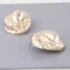 Golden Twist Earrings – Twisted Gold-Plated Drop