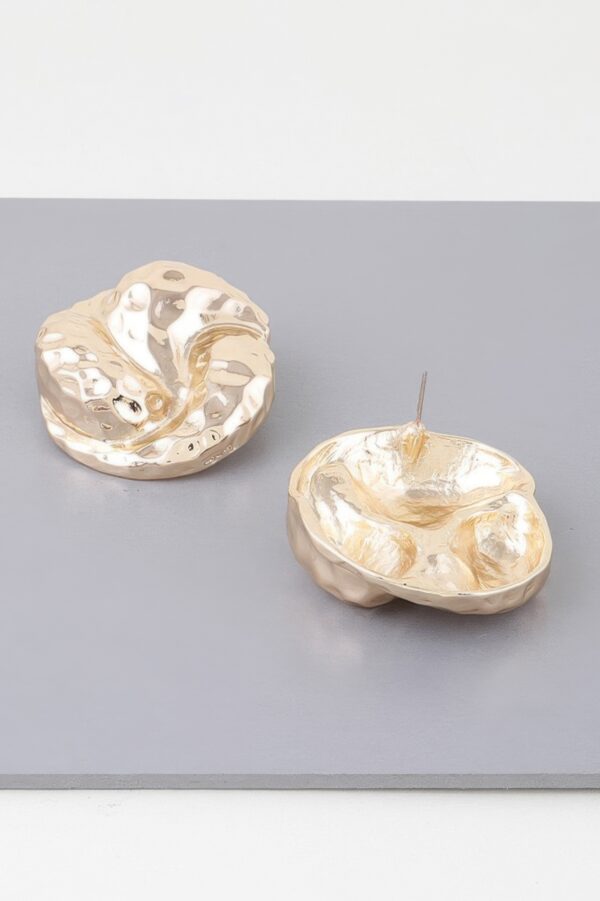 Golden Twist Earrings – Twisted Gold-Plated Drop
