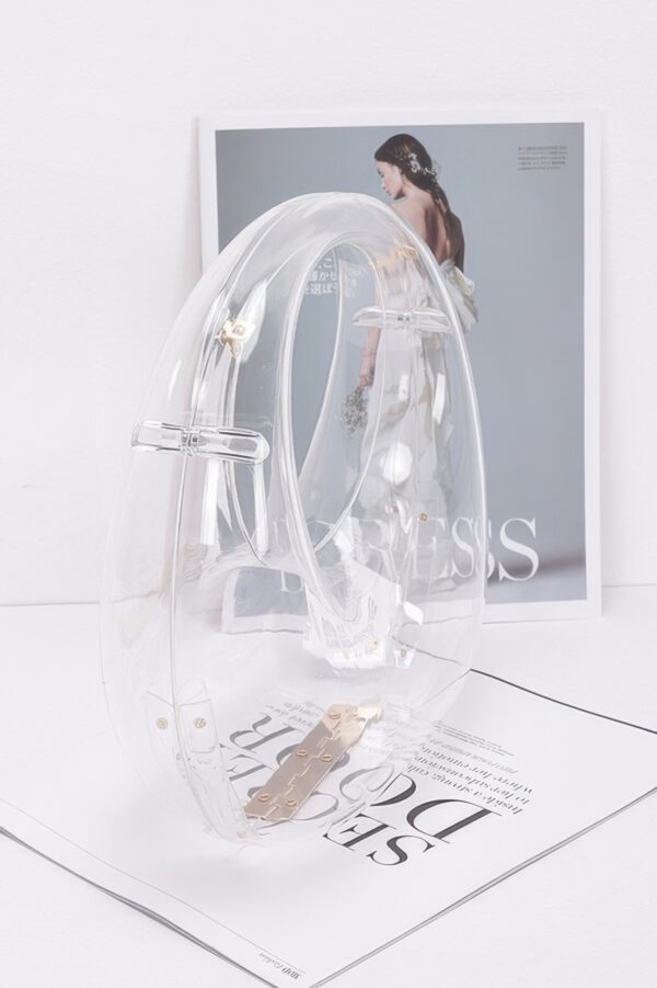 Transparent Acrylic Clutch – Structured Clear Evening Bag