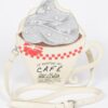 Whip Cream Coffee Cup Novelty Bag – PU Body & Metal Accents