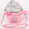 Whip Cream Coffee Cup Novelty Bag – PU Body & Metal Accents