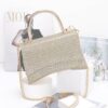 Rhinestone Top-Handle Flap Bag – Structured Evening Handbag