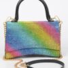 Rhinestone Top-Handle Flap Bag – Structured Evening Handbag