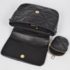 Quilted Crossbody Bag with Mixed Metal Accents