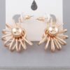 Double Wire Shiny Stud Earrings – Layered Geometric