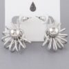 Double Wire Shiny Stud Earrings – Layered Geometric