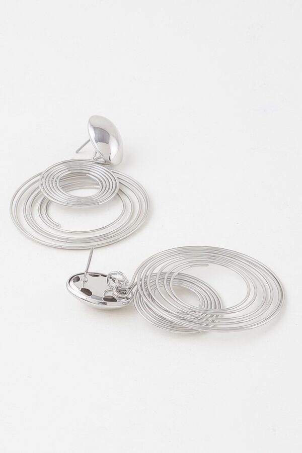 Delicate Spiral Drop Earrings – Modern Lightweight