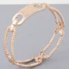 Twisted Plate Cuff Bracelet – Shiny Multi