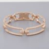 Twisted Plate Cuff Bracelet – Shiny Multi
