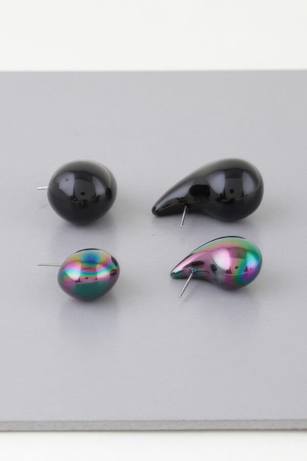 Bulky Crescent Hoop Earring Set – Polished Multi-Pack