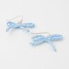 Braided Ribbon Stud Earrings – Sculptural High-Shine